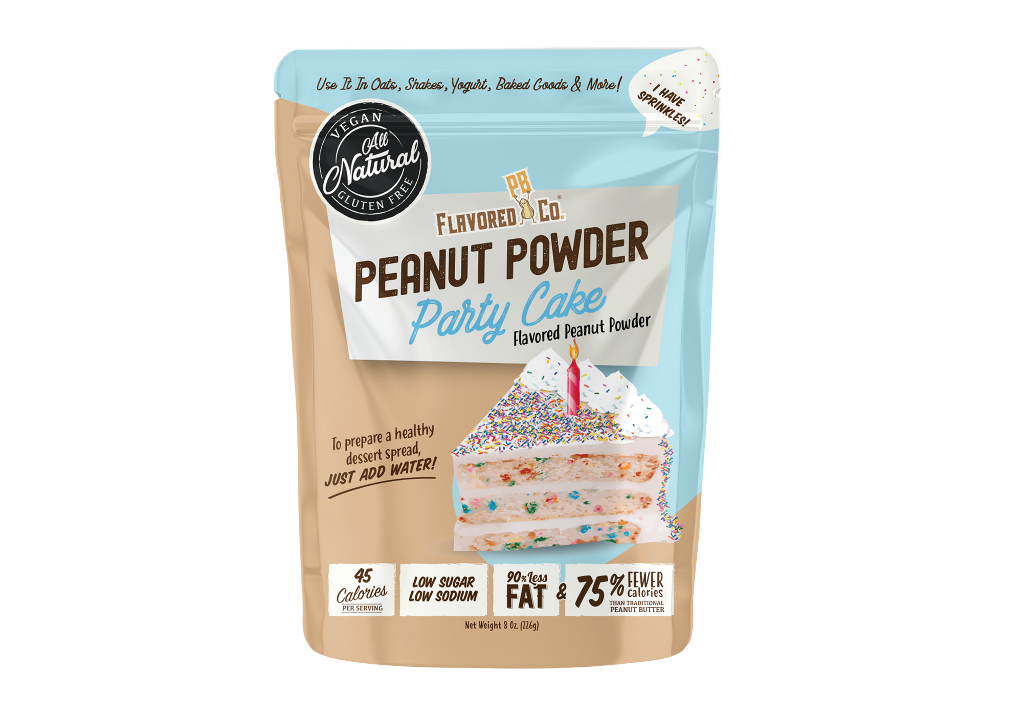 birthday cake flavored peanut powder