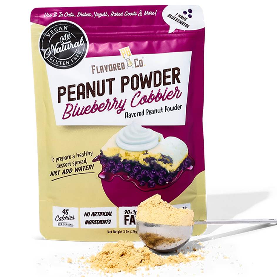 Blueberry Cobbler Flavored Peanut Powder