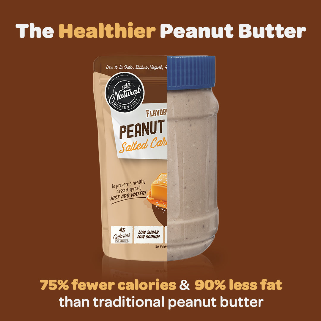 Salted Caramel Crunch Flavored Peanut Powder