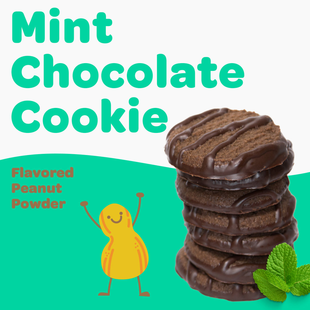 Mint Chocolate Cookie Flavored Peanut Powder