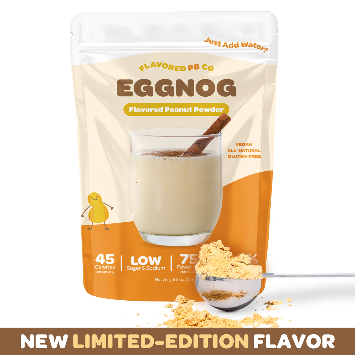 Eggnog Flavored Peanut Powder | Limited Edition